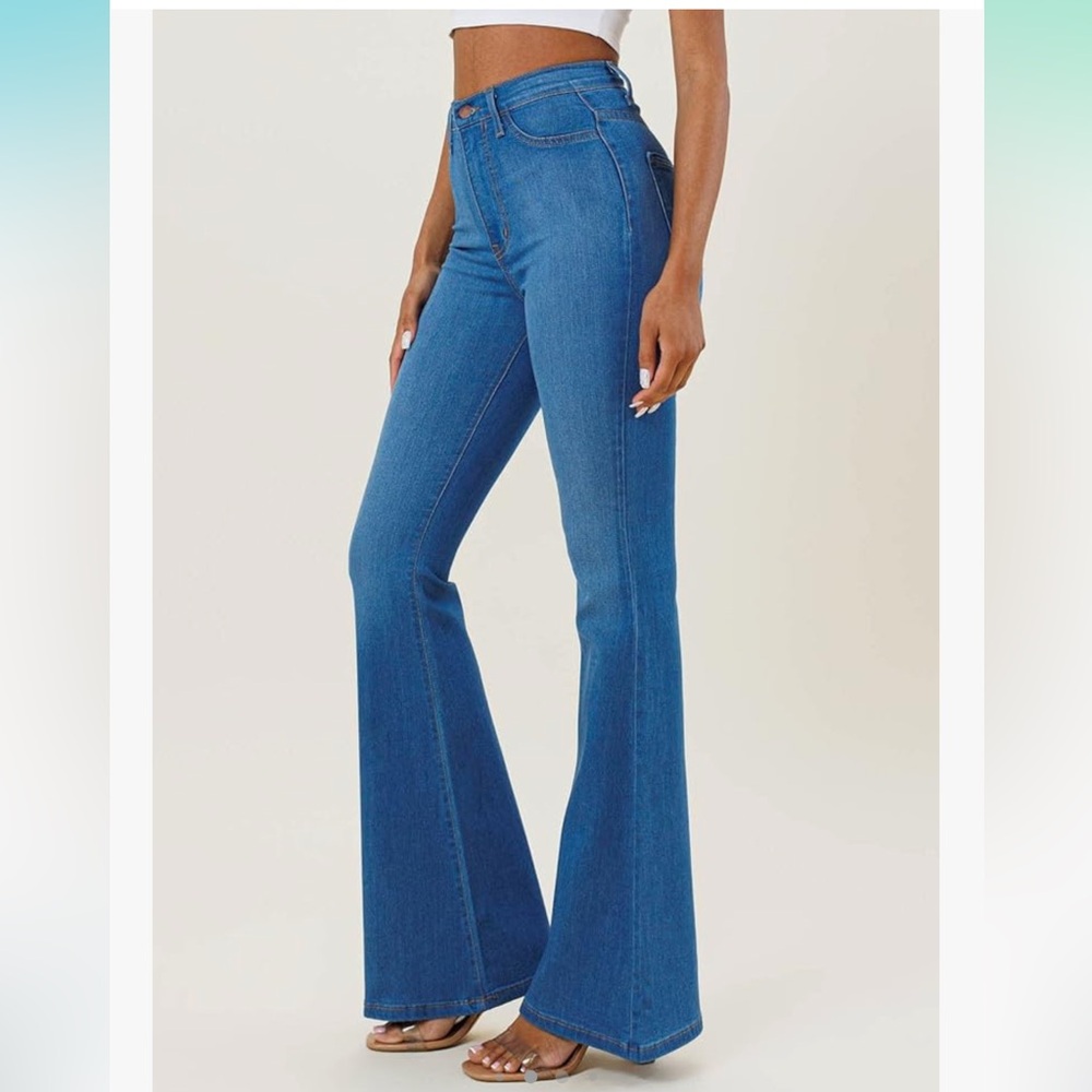 Flare Jean with raw hem - Picture 3 of 7